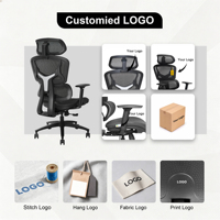 Chaise de bureau pivotante Kabel au design moderne Double dossier en maille de nylon Confort ergonomique avec accoudoir réglable