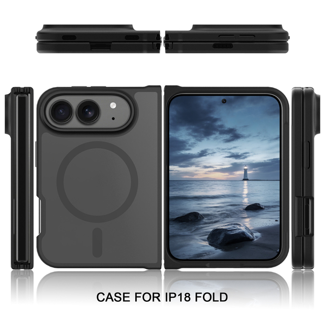 New Translucent Matte Phone Case for iPhone 18 Duo Shockproof Magnetic Anti Scratch Phone Cover for iphone 18 Duo