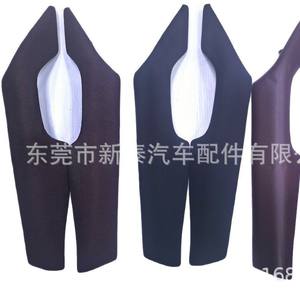 Cubiertas para Manijas de Puerta de Toyota Hilux 74250-0K020-D2, Negras y Rojas, de Tela y Cuero, Protección para el Reposabrazos - Product Image 2