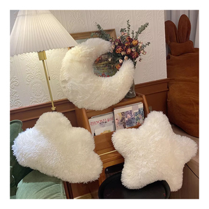 Lindo Pentágono Forma <span class=keywords><strong>de</strong></span> Estrella Juguete <span class=keywords><strong>de</strong></span> Peluche Cojín PP Algodón Bordado para Dormitorio Sofá Silla Regalo <span class=keywords><strong>de</strong></span> Cumpleaños para Niño - Product Image 1