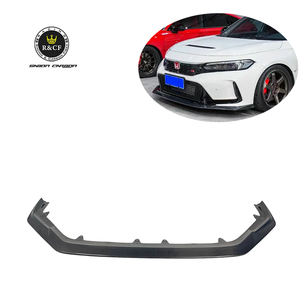 Spoiler de pare-chocs avant en fibre de carbone de type R FL5 <span class=keywords><strong>2022</strong></span>+ style VS pour Honda Civic Type R - Product Image 1
