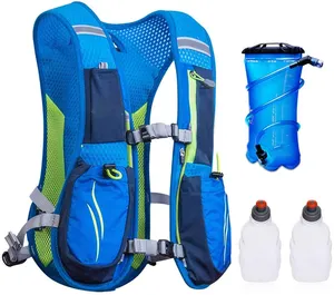 Sac d'hydratation pour hommes, gilet de course sur piste avec réservoir de 2l, sac à dos, marperforateur Hydro