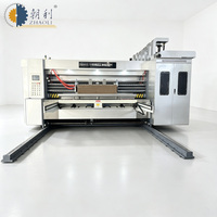 Machine d'impression, de rainurage et de découpe de carton ondulé, machine d'impression flexographique, machine de fabrication de boîtes en carton
