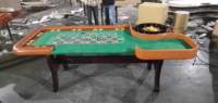 Table de roulette de luxe, tables de poker de jeu d'argent, table de jeu de casino professionnelle, table personnalisée