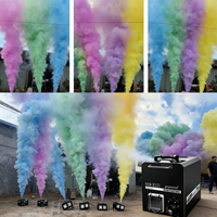 Machine à brouillard CSLB à effet de fumée colorée bleue DMX512 avec grand réservoir de carburant pour décoration de révélation de sexe