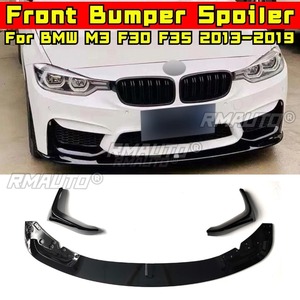 ลิ้นกันชนหน้ารถยนต์ สีดำเงา สำหรับตกแต่ง BMW M3 F30 F35 ปี 2013-2019 อุปกรณ์ตกแต่งรถยนต์ - Product Image 2