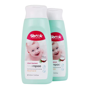 SBOOK Olio di Cocco Naturale, <span class=keywords><strong>Shampoo</strong></span> Delicato Senza Lacrime <span class=keywords><strong>per</strong></span> <span class=keywords><strong>Neonati</strong></span> 200ml, <span class=keywords><strong>Shampoo</strong></span> Nutriente <span class=keywords><strong>per</strong></span> <span class=keywords><strong>Neonati</strong></span> con Cuoio Capelluto Sensibile - Product Image 4