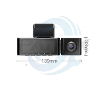 Caméra de tableau de bord 4K à 3 objectifs avec vision nocturne 360 ° 4CH panoramique voiture DVR WiFi Ultra HD enregistrement Brv 360 caméra et Dvr pour voiture Hondas