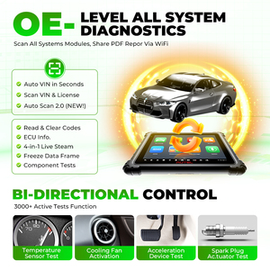 Autel Maxisys Ultra Ev alat diagnostik energi baru, penganalisa mesin OBD2 untuk mobil dengan garansi 1 tahun Daya 12V 100% asli - Product Image 4