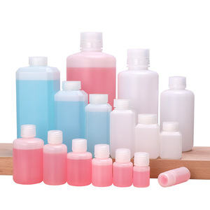 Hdpe Cylinder Bottle 12-1000ml Screw Cap Chemical Storage Food Grade Sealed <b>Container</b> - Product Image 4