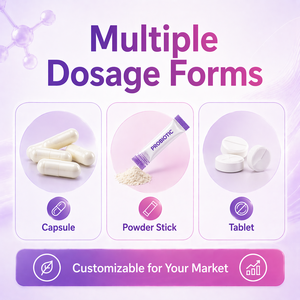 Probiotici Femminili da 300 Miliardi di CFU con Mirtillo Rosso e Prebiotici |   <span class=keywords><strong>Capsule</strong></span> con Etichetta Privata OEM/ODM - Product Image 4