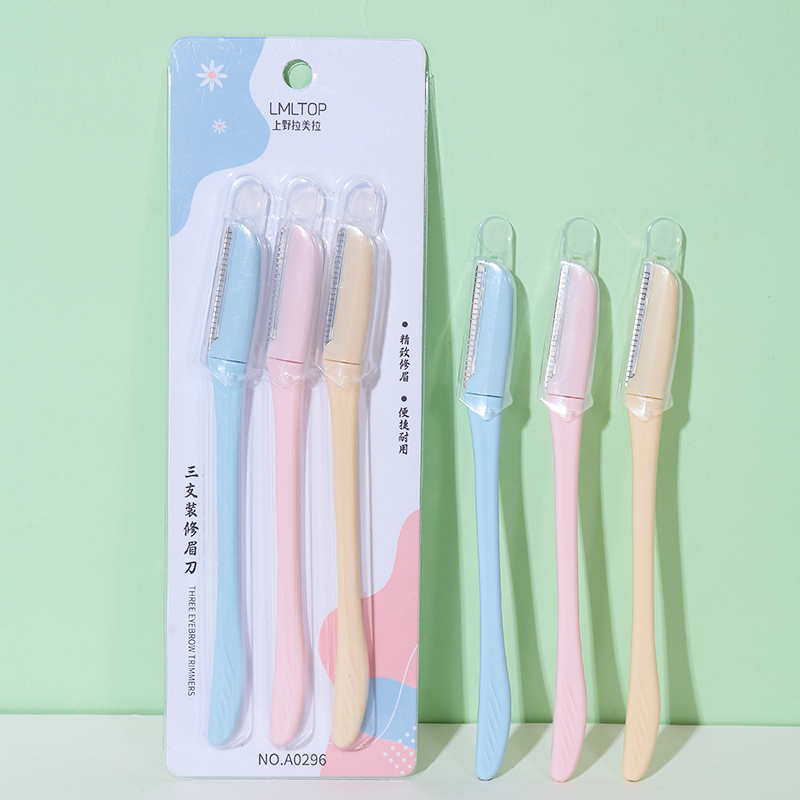 Cosmetic Makeup Facial Hair Remover Trimmer Eyebrow shaver Plastic Mini Eyebrow Razor