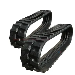 undercarriage excavator tracks pads skid steel kx41-3v vehicle tractor harvester 180x60x47 size rubber track