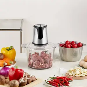 meat grinders high stainless use bowl speed glass 304 kitchen steel quality aluminum vegetable, copper 2 mincer/