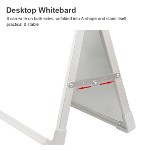 Nhỏ từ khô xóa bảng trắng 9 "x 12" <span class=keywords><strong>double</strong></span> sided lapboard Máy tính để bàn có thể gập lại bảng - Product Image 3