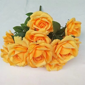 C-1065 <span class=keywords><strong>Ted</strong></span> Bakerencylopaedia Floral Soie Artificielle Rose Bouquet Pour La Décoration - Product Image 4