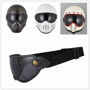 หมวกกันน็อคสไตล์วินเทจสำหรับรถจักรยานยนต์ ราคาโรงงาน หมวกกันน็อคเรโทรสุดเท่ หมวกกันน็อคสำหรับแข่งรถ - Product Image 4