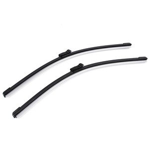 Balais d'essuie-glace pour Fiat 500, 24 et 14 pouces, en caoutchouc synthétique sans armature - Product Image 2