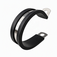 Collier de serrage pour tuyau à revêtement en caoutchouc W4 SS304 EPDM, collier de serrage à vis sans fin pour ligne de vide en silicone, tuyau de turbo
