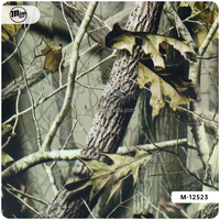 Film hydrographique camouflage style Real Tree Wilderness, film PVA soluble dans l'eau pour accessoires de chasse et fournitures de plein air