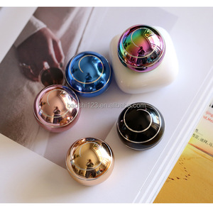 45MM Shiny Silver Line Rotating Desktop Ball Fingertip Spinner Gyro Stress Relief Decompression Fidget Toy for Kids Adults - Product Image 2