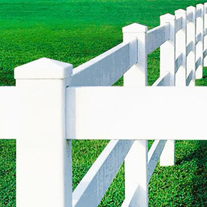 モダンホワイトPvcホース安定ファームフェンス環境にやさしいホースランチスラットフェンス屋外用ビニールフェンシング - Product Image 4