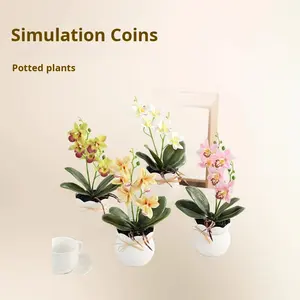 Suministro directo PU Artificial <span class=keywords><strong>Magnolia</strong></span> grande <span class=keywords><strong>Grandiflora</strong></span> Plantas en maceta-Moderno de larga duración Natural Real Touch Home - Product Image 2