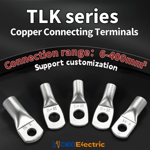 Cnxi Chất lượng cao đóng hộp T2 ống đồng dây kết nối Uốn Tóc bồng Vòng thiết bị đầu cuối TLK loạt Ô tô sử dụng cáp điện Lugs - Product Image 1