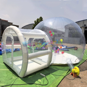 Outdoor giant inflatable <b>bubble</b> tent photo booth igloo dome tent air tunnel playhouse - Product Image 6