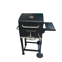 Barbecue portable multifonction YUESHEN sur roues pour camping et terrasse, en fonte, au charbon de bois