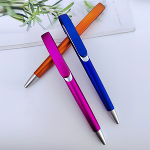 Màu Xanh Nhấp Chuột Bút Bi Mịn Bằng Văn Bản Biểu Tượng Tùy Chỉnh In Quảng Cáo Khuyến Mại Nhựa Bút Cho Văn Phòng Và Công Ty Quà Tặng - Product Image 2