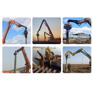 Kullanılan ekskavatör için yeni ekskavatör Vibro çekiç levha kazık sürücü kasa - Product Image 6