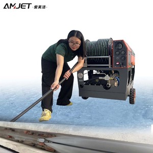 Amjet 2100psi 128 <span class=keywords><strong>litres</strong></span> par minute 62hp <span class=keywords><strong>4</strong></span> cylindres diesel moteur spécialisé dans le nettoyage des tuyaux commerciaux et municipaux - Product Image 1