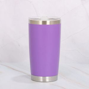 Orange <b>Cup</b> Mug 20Oz Stainless Steel Insulated Double Wall Vacuum Powder Coated Matte Sweat Free <b>Reusable</b> ASM25 - Product Image 3