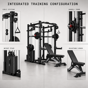 YX Machine Smith en acier multifonctionnelle, station d'entraînement de force pour la maison, best-seller - Product Image 6