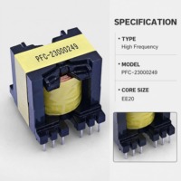 Transformateur Flyback Haute Fréquence de Petite Taille EPC19 pour Montage sur Carte PCB, Alimentation SMPS 5W 15W 30W Sortie 24V Cuivre Personnalisé OEM