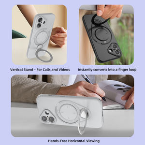 Funda Protectora Resistente y Elegante para <span class=keywords><strong>iPhone</strong></span> 17 Pro Max con Anillo Metálico para Carga Inalámbrica Magnética, Precio Económico y Alta Demanda - Product Image 5