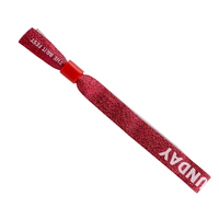 Bracelet tissé RFID NFC à puce ISO14443A S50 pour le contrôle d'accès lors de festivals et de marathons