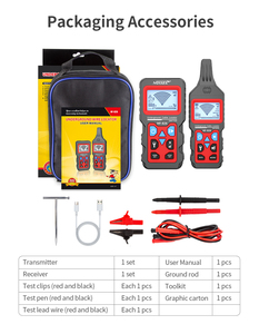เครื่องตรวจหาจุดเสียสายไฟฟ้าแรงสูงแบบพกพา NOYAFA รุ่น NF-826 พร้อมหน้าจอ LCD รับประกัน 1 ปี อุปกรณ์ทดสอบสายเคเบิลใต้ดิน - Product Image 4