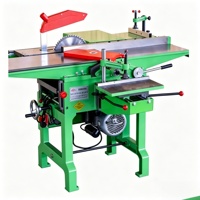 Machine à bois multifonctionnelle 3-en-1 : Scie, Dégauchisseuse, Mortaiseuse, Faible Bruit, pour Meubles d'Intérieur et Petites Ateliers de Menuiserie