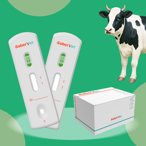 Carte d'autotest SaberVet BVDV Ag, test rapide de l'antigène du virus de la diarrhée virale bovine dans le sang bovin pour le <span class=keywords><strong>b</strong></span>étail - Product Image 1