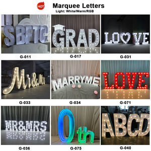 Letras LED Personalizadas Modernas con Color y Tamaño a Medida para Bodas, Cumpleaños y Fiestas Infantiles - Decoración Interior/Exterior - Product Image 5