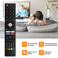 Télécommande universelle infrarouge GCBLTV02ADBBT pour téléviseur LED HD Chiq Changhong