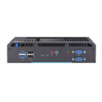 Computadora Industrial Integrada de Bajo Consumo y Sin Ventilador con 3 GbE LAN, Intel J6412 N100 N150, Mini PC M.2, Windows Linux, 4 Puertos RS232