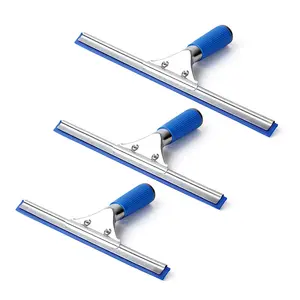 Hot sale squeegee Rotating Type Glass Scraper Stainless Steel,glass-alloy,spring, Window Rubber Plastic
