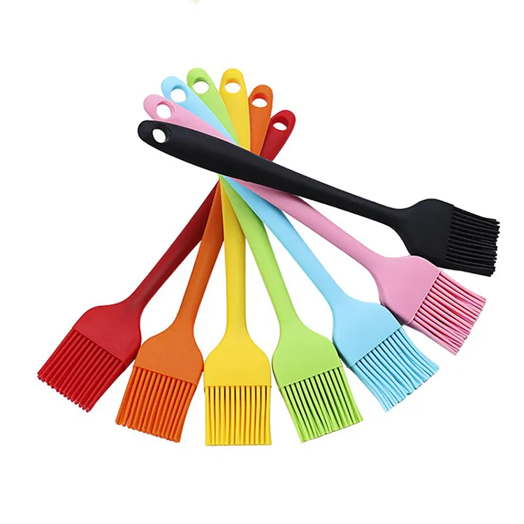 Heat Resistant Silicone Pastry Basting BBQ Grilling Oil Cooking Baking Tools Kitchen Silicone Brush