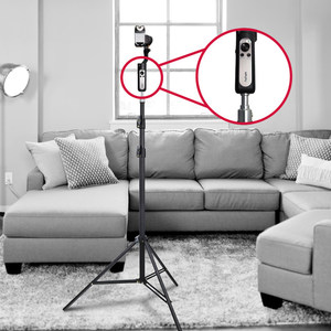 <span class=keywords><strong>Hohem</strong></span> Trépied de sol multifonctionnel 1,6/1,8 m pour téléphone portable, stabilisateur de photographie et de diffusion en direct, avec filetage interne 1/4 pouce - Product Image 2