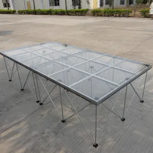 Popular Folding Outdoor Event Concert Dance Aluminum Truss Exhibition Booth Mobile Portable Stage