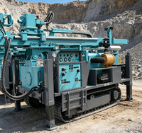 Foreuse géologique diesel hydraulique complète sur chenilles 600-800m avec PLC pour l'exploration minière et le forage profond par câble diamanté