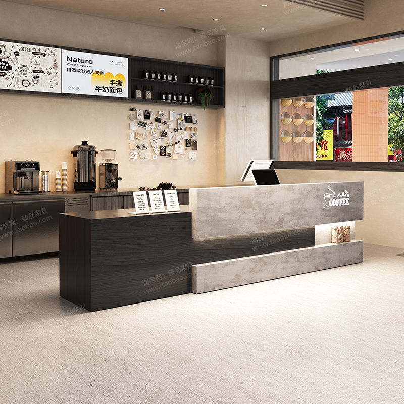 Cement Gray + Black Wood Grain